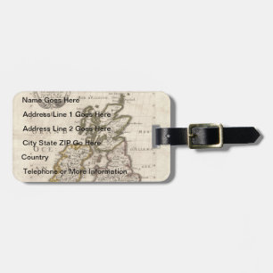 Isles Britanniques - 1700 Nicolas Fils Sanson Map Luggage Tag