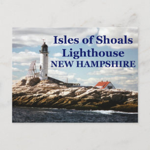 Isles of Shoals Lighthouse, New Hampshire Postcard