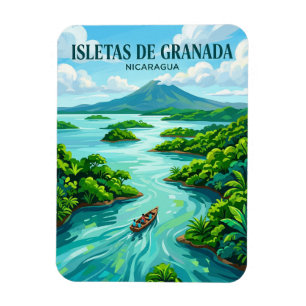 Isletas de Granada Nicaragua Magnet