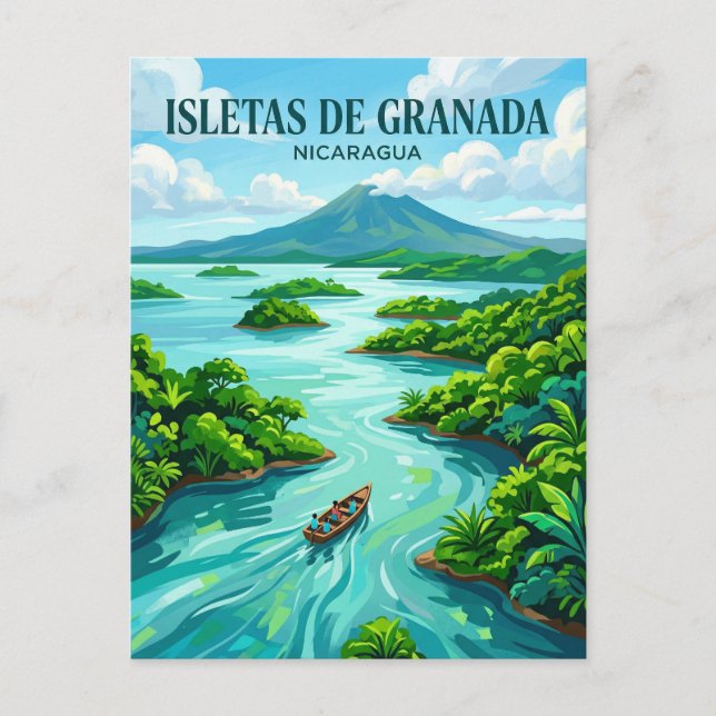 Isletas de Granada Nicaragua Postcard (Front)