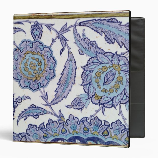 Isnik earthenware tile, c.1520-50 binder (Front/Inside)