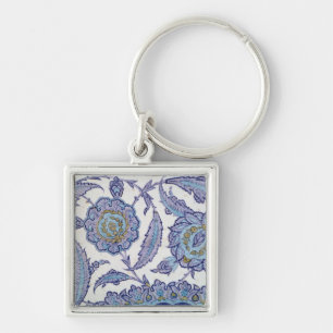 Isnik earthenware tile, c.1520-50 keychain