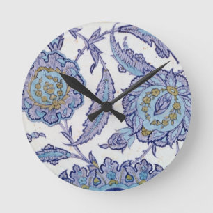 Isnik earthenware tile, c.1520-50 round clock