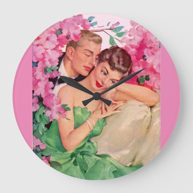 Isn't It Romantic Large Clock (Front)