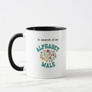 iso AlphaBet Male Coffee Mug