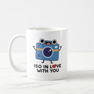 ISO In Love With You Funny Camera Pun  Coffee Mug