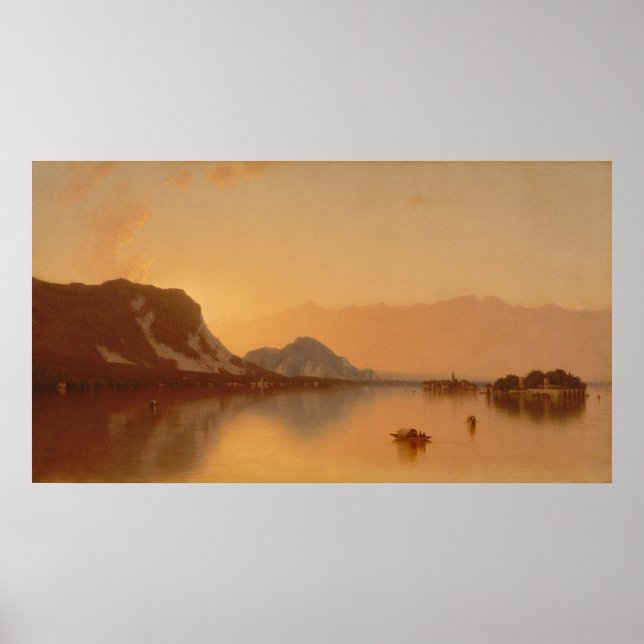 Isola Bella dans Lago Maggiore - 1871 Poster (Devant)