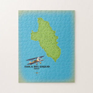 Isola del Giglio Italy map Jigsaw Puzzle