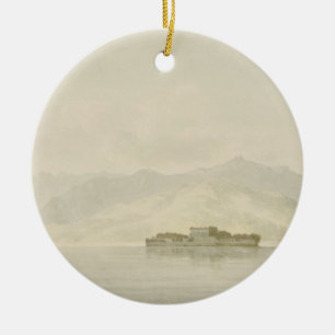 Isola Madre, Lago Maggiore, c.1781 (w/c over graph Ceramic Ornament