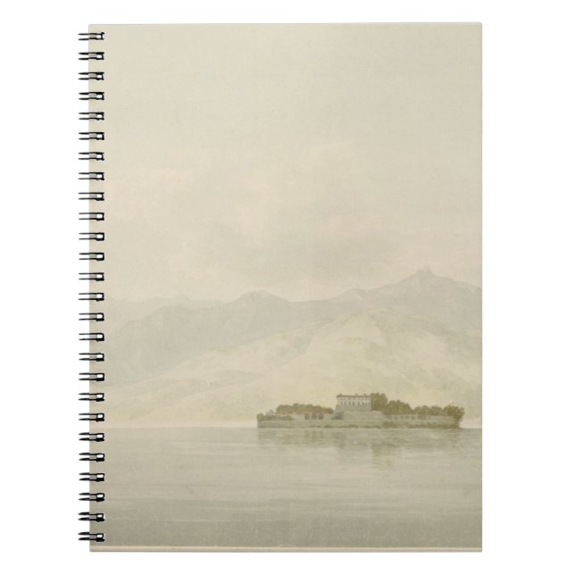 Isola Madre, Lago Maggiore, c.1781 (w/c over graph Notebook (Front)