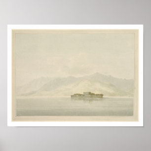 Isola Madre, Lago Maggiore, c.1781 (w/c over graph Poster