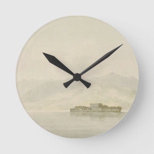 Isola Madre, Lago Maggiore, c.1781 (w/c over graph Round Clock