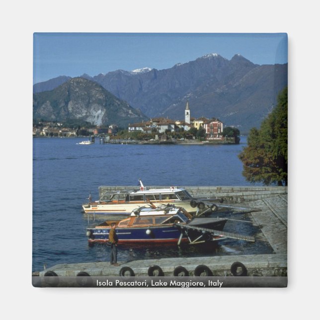 Isola Pescatori, Lake Maggiore, Italy Magnet (Front)