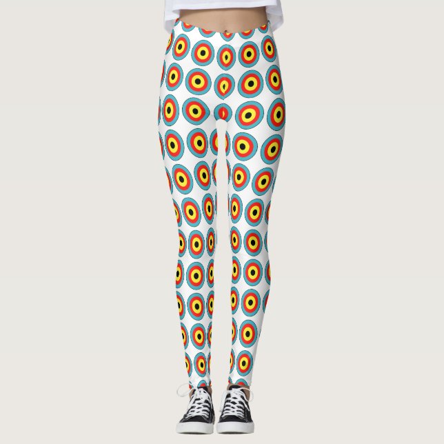 Isolated Archery Target Leggings (Front)