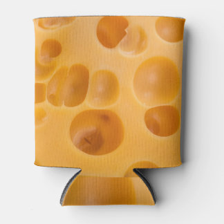 Isolated cheese piece, lovely design can cooler