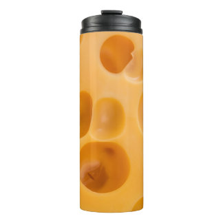 Isolated cheese piece, lovely design thermal tumbler