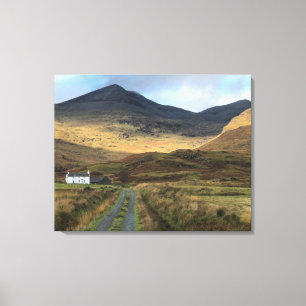 Isolated Farmhouse on the Isle of Mull, Scotland Canvas Print