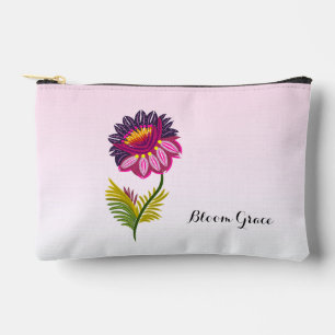 Isolated flower accessory pouch