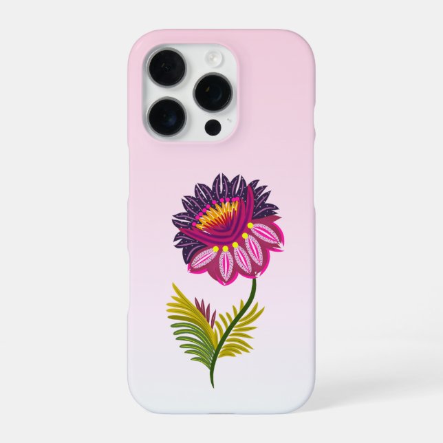 Isolated flower iPhone case (Back)