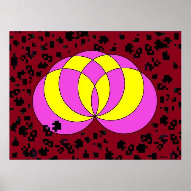 Isolated Spiralina Field Poster (Front)