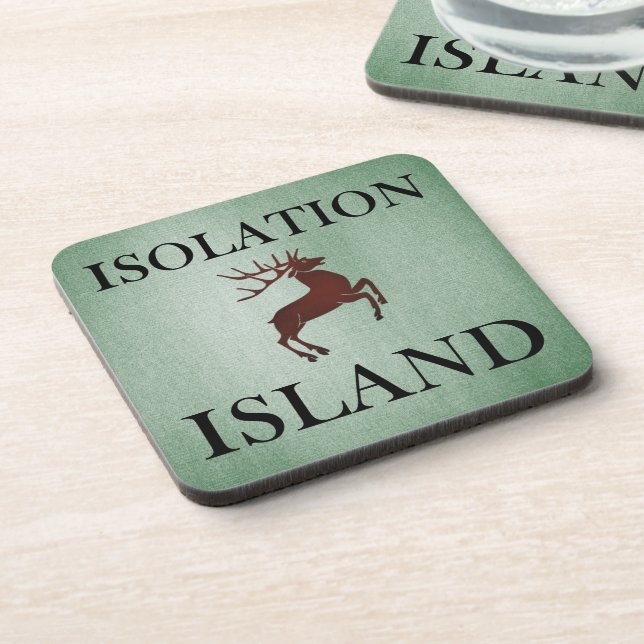 Isolation Island Clue Coaster (Left Side)