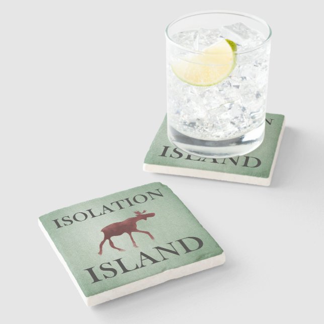 Isolation Island Clue Stone Coaster (Side)
