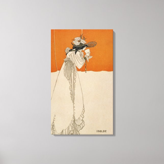 Isolde, illustration from 'The Studio', 1895 (lith Canvas Print (Front)
