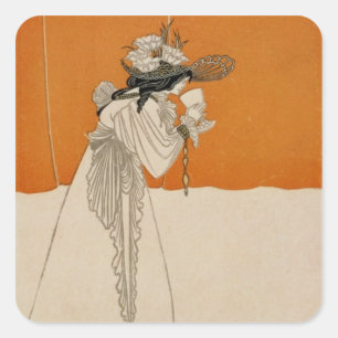 Isolde, illustration from 'The Studio', 1895 (lith Square Sticker