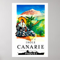 Isole, Canarie, Poster Voyage