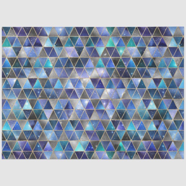 Isometric Galaxy Series Design 8 Tissue Paper (Front)