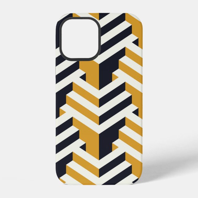 Isometric Seamless Patternart,deco,pattern,seamles iPhone Case (Back)