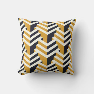 Isometric Seamless Patternart,deco,pattern,seamles Throw Pillow