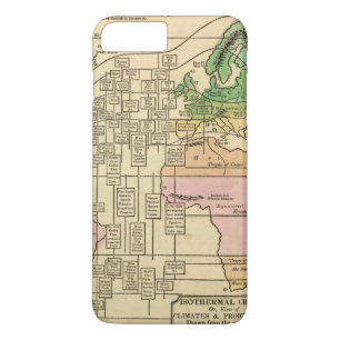 Isothermal chart, productions iPhone 8 plus/7 plus case