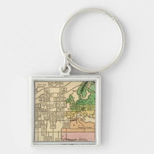 Isothermal chart, productions keychain