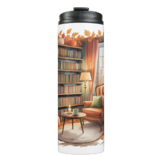 Isothermes Elegant Fall Bookshelf Bouteilles — Cozy Curtain
