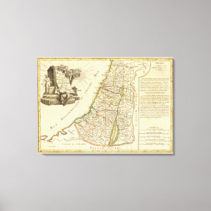 Israel and Palestine Canvas Print