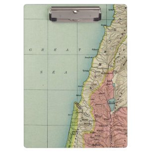 Israel Antique Map Beauty Clipboard