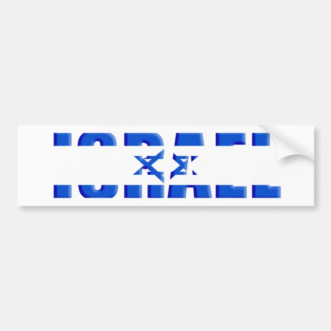 Israel Bumper Sticker (Front)