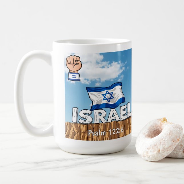 Israel  coffee mug (With Donut)