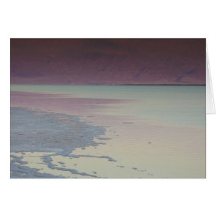 Israel, Dead Sea, Ein Bokek, Dead Sea, dusk