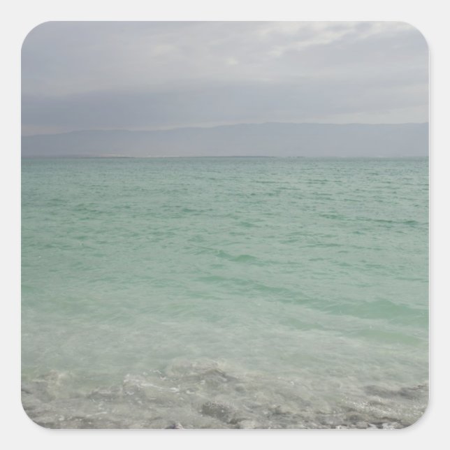 Israel, Dead Sea, seascape Square Sticker (Front)
