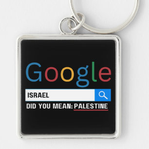 israel did you mean Palestine research graghic tee Keychain