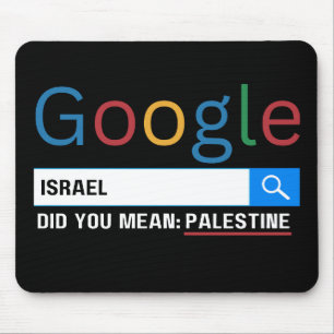 israel did you mean Palestine research graghic tee Mouse Pad
