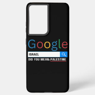 israel did you mean Palestine research graghic tee Samsung Galaxy Case
