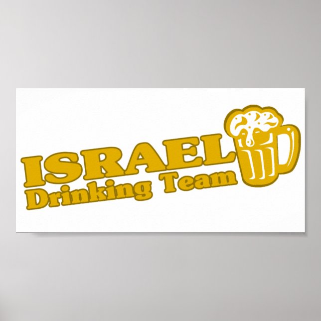 Israel Drinking Team Poster (Front)