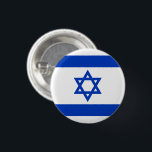 Israel flag 1 inch round button<br><div class="desc">Israel flag button.
Israeli Flag.</div>