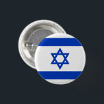 Israel flag 1 inch round button<br><div class="desc">Israel flag button.
Israeli Flag.</div>