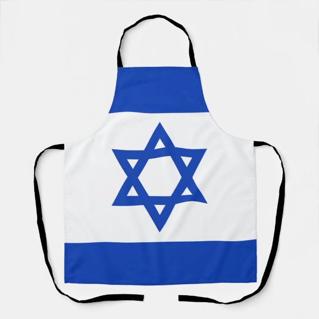 Israel flag apron (Front)