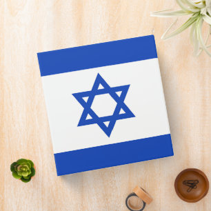 Israel flag binder