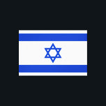 Israel flag blue and white modern patriotic canvas print<br><div class="desc">Israel flag blue and white modern patriotic Canvas Print.
Israeli Flag.</div>